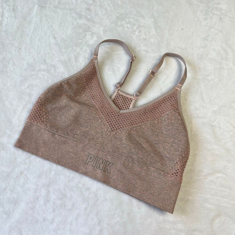 PINK Victoria’s Secret Seamless Sports Bra Small Women